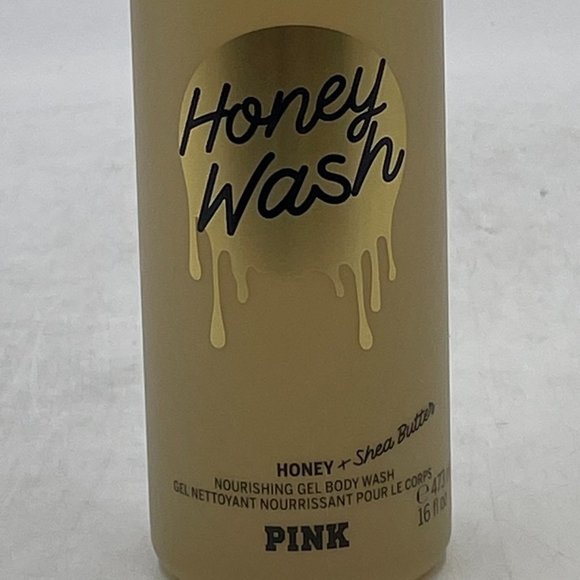 PINK Honey Wash Honey & Shea Butter Nourishing Gel Body Wash 16fl oz - Picture 4 of 5